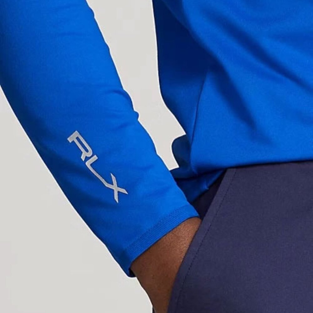 RALPH LAUREN RLX HALF ZIP STRETCH JERSEY PULLOVER - Picture 4 of 5